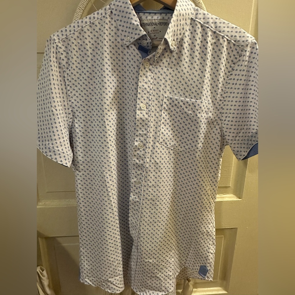 International Report button up - size small - small stain